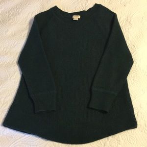 J. Crew green sweater